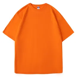 Camiseta feminina algodão de algodão plus size redondo pescoço curto 3txg