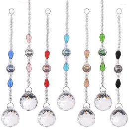 Decorative Figurines Style Designer Bathroom Nordic Ball Shape Home Ornaments Fan Pendant Ceiling Light Pull Handle Crystal