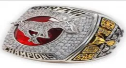 2018 2019 Calgary Stampeders CFL Fotboll The Grey Cup Ship Ring Souvenir Men Fan Gift 2019 Wholesale Drop Shipping3048612