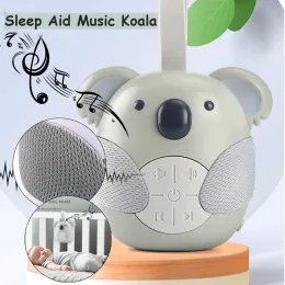 Monitora a máquina de ruído branco recém -nascido, bebê dormindo monitores Koala Sleep Soother Music Music Soother Noise Sound Machine para crianças pequenas