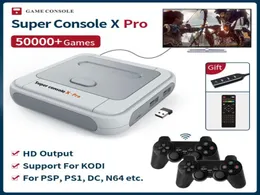 Super Console X Pro S905X HD Wi -Fi Вывод мини -видеоигр для видеоигр для PSPPS1N64DC Games Dual System Builtin 50000 Games 21039425141