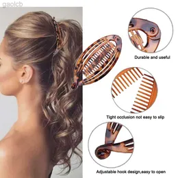 Saç klipsleri barrettes saç pençeleri klips balık şekli vintage saç klipsleri kadınlar için kızlık tarama aleti kıvırcık balık kuyruğu saç klipsleri saç aksesuarları 240426