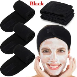 Tools 1pcs Facial Spa Headband Makeup Shower Bath Wrap Sport Hairband Terry Cloth Adjustable Stretch Towel Head Wrap Hair Accessories