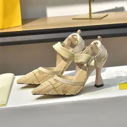 Luxury Women High Heel Sandals Dress Shoes stiletto heelsDesigner Heels Formal events Designer shoes Black Golden Gold Wedding Bottoms with box Size 35-42