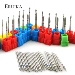 BITS ERUIKA 28 tipi Diamond per trapano per unghie rotanti per fresatura elettrica Bit cuticola pulizia pulita per macchine per macchine per manicure