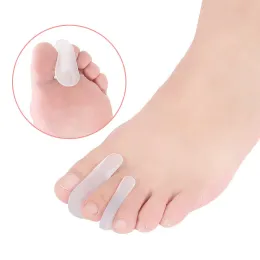 Behandling silikon gel hallux valgus rätare tå separator pedikyr fot fingrar skyddande ben tumme ortotik bunion korriger
