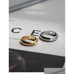 Band Rings Designer Nail Ring Luxury Jewelry Midi Love for Women Titanium Steel Alloy Gold-Plated Process Fashion Accessories Never FA DHCP3