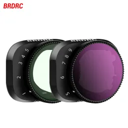 ملحقات BRDRC ND FILTER SET متوافقة مع DJI MINI 3/MINI 3 PRO ، الزجاج البصري HD متعدد الكثافة ، ملحق مرشح الطائرات بدون طيار الكثافة المحايدة