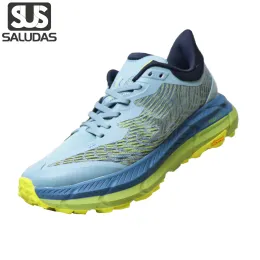 Boots Saludas Mafate Speed ​​4 Women Shoes Men Original Trail Running Shoes antislip Cushioning في الهواء الطلق أحذية رياضية ماراثون في الهواء الطلق