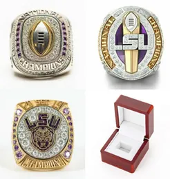 2019 2020 LSU TIGERS 'National Orgeron College Futbol Playoff SEC Team s Gemi Ring Fan Men Hediye Toptane8597575