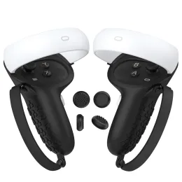 Óculos Hundai Novos acessórios de VR Tampa de proteção para Oculus Quest 2 VR Touch Controller Silicone Touped Skin