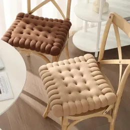 Pillow Creative Cookie Comfortable Thickened Chair Cute Office Tatami Mat Dining Solid Wood