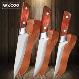 Noża Butcher Bone Cleaver Nóż nóż mięsny nóż szef kuchni z osłoną rzeźńca owce ryby owce owocowe owoce warzywa ostre noża BBQ