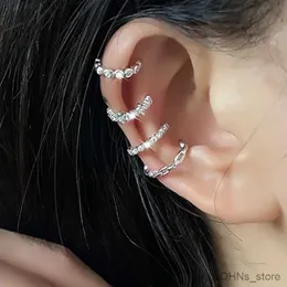 Charme 1pc moda fofa cristal cz punhos de orelha sem piercing brincos de clipes brinhos de cartilagem falsos não perfurantes para mulheres de jóias femininas