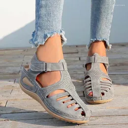 Casual Shoes Summer Women Acfort For Sandals Are Offer Wedges Retro Buckle Sandalias Women's Woman 2024