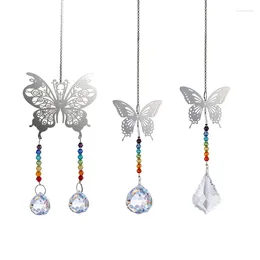 Dekorativa figurer Crystal Wind Chime Suncatchers Prism Rain-Bow Hanging Pendant For Window Home Garden Wedding Decoration 40JE