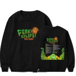 FEID FERXXO FERXXOCALIPSIS World Tour 2024 대형 까마귀 여성 남성 ONECK Long Sleeve CrewNeck Sweatshirt 캐주얼 트랙 슈트