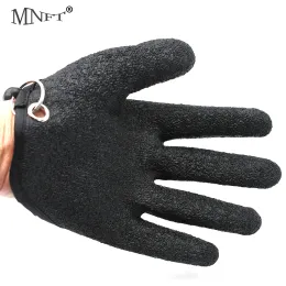 Kläder Mnft 1st Fisherman Professional Catch Fish Gloves Cutpuncture Resistant With Magnetic Hooks Hunting Glove