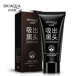 Tool BIOAQUA Deep Cleansing Black Mask Bamboo Charcoal Blackhead Remover Skin Care Pealoff Nose Mask