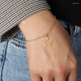 Charm Bracelets Mifavipa 1 PC Moda Boyin Karınca Yıldızı Ayarlanabilir Bağlantı Zinciri Kadın Mücevher Alaşım Yıldızlar Bilezik için Basit