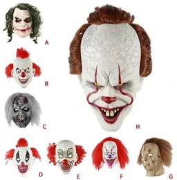 Halloween Scary Clown Mask Long Hair Ghost Scary Mask Props Grudge Ghost Hedging Zombie Mask Realistic Latex Masks Party Decor283b5481825