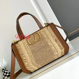 Nuovi stili Spring/Summer Tote Bag Borsa intrecciata fatta a mano Pura Garavanivlogo Specchio Designer Specchio Designer Designer