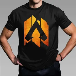 Herr t-shirts apex legends spel tryck kort slve harajuku mode apex t-shirt män kvinnor svart strtwear cool cosplay tshirt topps t240425