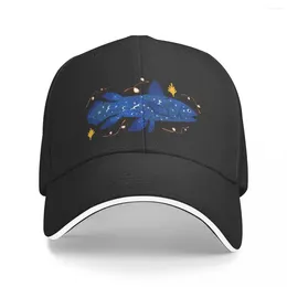 Beretti cappelli da baseball unisex Starry Coelacanth Streetwear Summer Sports Caps Hip Hop Cap Polycromay Personalizzabile