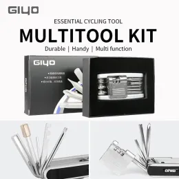 Strumenti Giyo 12 in 1 MultitOol Bike Portable Hex Spoke Allen Crofetti per cantiere Cancellai Kit Strumenti per la riparazione di biciclette Multiitool MultitItool