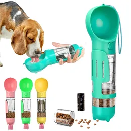 Dispenser per alimentazione per bottiglia d'acqua per cani da gatto portatile con pala pala alimentatore per alimentari per alimentari per acqua per animali domestici 240416 240416