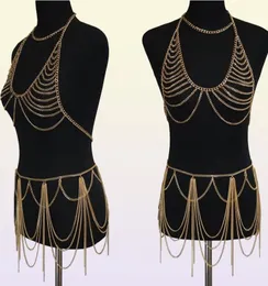 Charm Women Women Chain Dress MaginMail Wrap Necklace Cacke Chank Change Women Womes Wear Body Jewelry T2005075848648