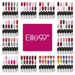 Kit (12 pezzi) elite99 gel colorato puro set di polacco a 7 ml di temperatura immergiti dal salone a verniciatura a vernice gel di salone gel gel gella gellak polacco gel