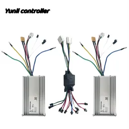 Yunli 60V 45A 50A Controlador de scooter elétrico Drive Dual 60V28A 52V28A Buspador de dedos QS-S4 para scooters e Scooters com Hall