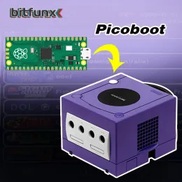 GameCube SD2SP2 SD Kart Adaptörü + Raspberry Pi Pico Board Picoboot IPL Değiştirme Modchip