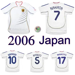 2006 Japan Retro Soccer Trikot 06 07 Nakata Nakamura Miyamoto Ogasawara Inamoto Vintage Classic Japan National Football Shirt