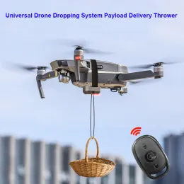 Tillbehör Universal Drone AirDrop Thrower System 2.4 Fjärrkontroll Allmän nyttolast Leveranskastare Air Droper Device Drone Tillbehör