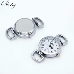 Случаи shsby diy personality silver watch заголовок римские цифры Circle watch able a watch watch аксессуары оптом