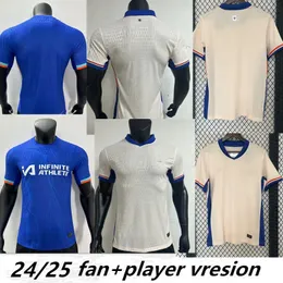 24 25 Enzo Nkunku N.Jackson Soccer Jersey CFC 2025 2024 Çocuk Kiti Evde Üçüncü Artı Palmer Futbol Gömlek Tam Kit Oyuncu Versiyonu Sterling Palmer Gallagher