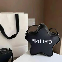 10A Fashion Brand Body Bag Flower Female Pointed Small Five Cross Cross Women's Star Fashion One Shoulder Portable New Bag Rwxnw