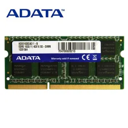 RAMs ADATA DDR3 DDR3L 1.35V 1.5V SODIMM 2GB 4GB 8GB 1333MHz 1600Mhz Memory Ram PC312800 For Notebook ThinkPad Acer Laptop RAMs