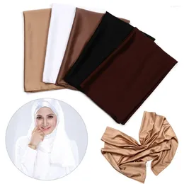 Lenços 180x70cm para mulheres efeitos foscos material de seda lenço de cetim xale muçulmano hijab tudung na cabeça escalada
