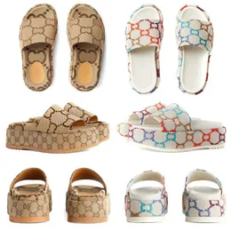 Designer sandals donna pantofole sandali di moda spiaggia spessa bottomslipper designerplatform alfabet ladyleather ghianes