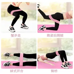 2024 yeni kumaş direnç kalça ganimet bantları glute uyluk elastik egzersiz bantları çömelme daire streç fitness şeridi döngüler yoga sporu ekipmanı için