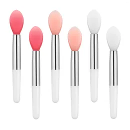 Makeup Brushes Pink Lipgloss Protective Holding Dustproof Covers Simple Convenient Silicone Anti-Lost Sleeping Lip Mask Brush Dust