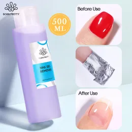Kits BORN PRETTY 500ML Nail Gel Remover Liquid Cleaner Remove sticky layer of UV/LED gels Permanent enamels Clean brushes Gel Nails