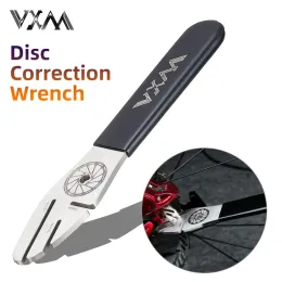 Tools VXM Bike Disc Brake Correction Wrench Brake Rotor Alignment Truing Tool with Disc Brake Pads Tool for MTB Road Bike Wrench