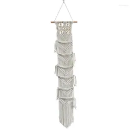 Taquestres HAT MACRAME Organizador Bohemian Hanger com chapéus de beisebol Racks de parede de armazenamento para sala de jantar de seleção de quarto Sala de jantar