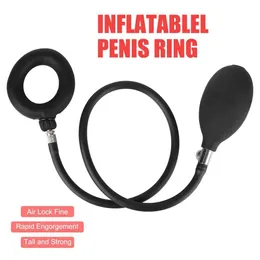 Cockrings nxy Inflate os anéis de pênis dos homens para homens anel de galo bloqueio de ar -castidade da castidade adultos 18 240427