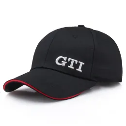 ソフトボール2019新しいファッション高品質の野球帽GTIレター刺繍カジュアルハットマン女性レーシングカーロゴブラックコットンスポーツハット