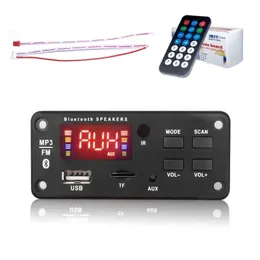 2/25W 50W amplifier Bluetooth MP3 Decoder Audio Board DC 5V 12V USB Power Supply TF FM Radio MP3 Player For Car Music Speaker